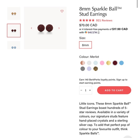 Hillberg & Berk 8mm Sparkle Balls - Picture 5 of 5